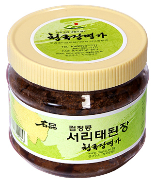 검정콩 서리태 된장