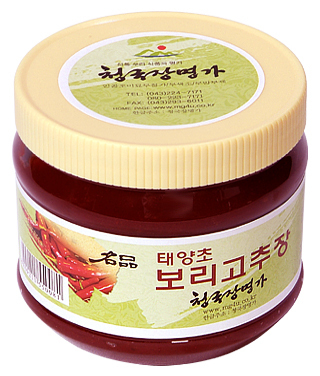 태양초 보리 고추장