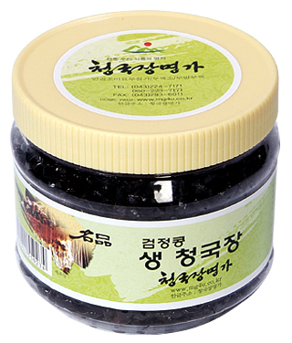 검정콩 생 청국장